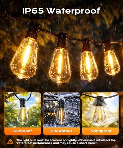 Outdoor String Lights, 150 FT Patio Lights for Outside - Image 6