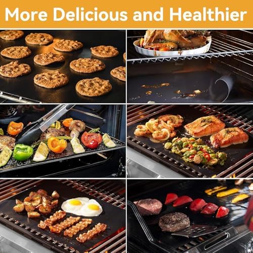 Dailyart Grill Mats for Outdoor Grill Non-Stick Set of 10 - Image 6