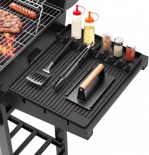 Silicone Grill Mat for Blackstone Griddle Accessories, 8-Slot Tool Mat by Uozuke