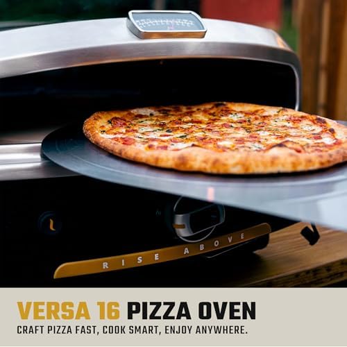 Halo Versa 16 Propane Gas Outdoor Pizza Oven with Rotating Cooking Stone | Portable Appliance for all Outdoor Kitchens | Oven Cover Included - Image 2
