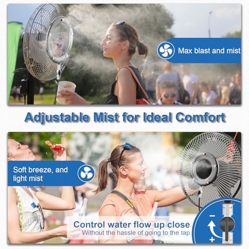 POCKET PANDA Fan Misting Kit. Fan Misters for Cooling Outdoor - Image 5