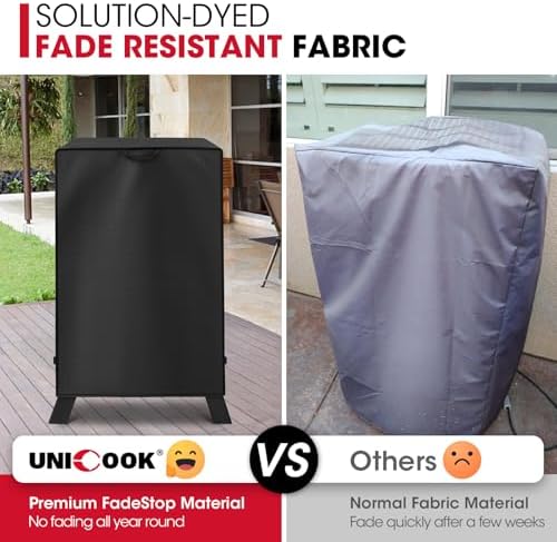 Unicook 40 Inch Electric Smoker Cover Waterproof, 28" W x 22" D x 39" H - Image 4