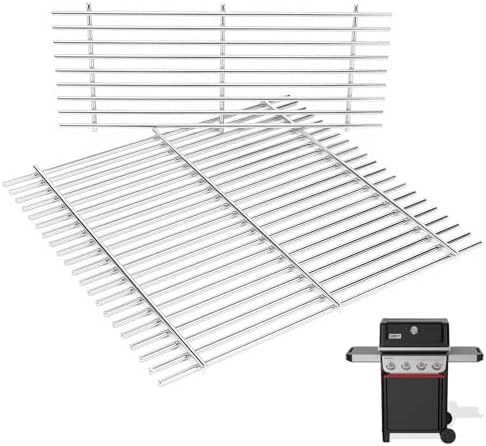 17.5" Grill Grates for Weber Spirit 300/400 & GS4 Spirit II 300 Series by QuliMetal