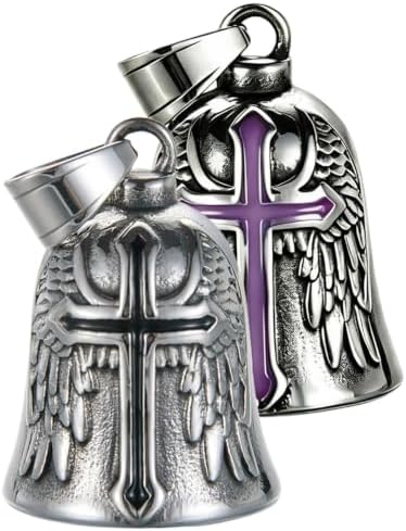 Motorcycle Bell Guardian Angel Gremlin Lucky Charm Gift For Riders by CTZSRGuardianAngelGoodLuckBells