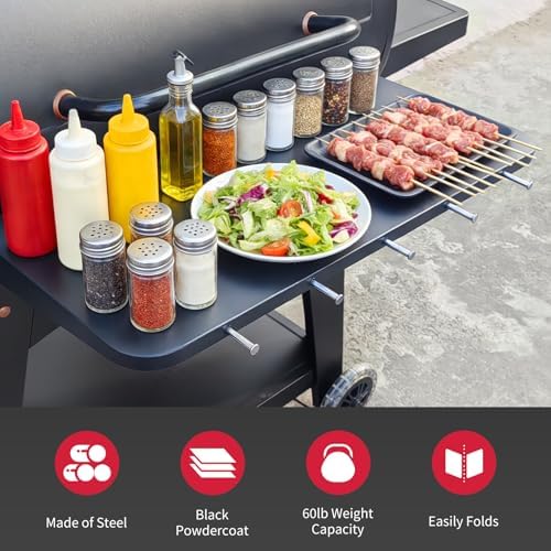 Utheer Folding Front Shelf for Pit Boss Austin XL 1000,29.5" Front Tray - Image 5