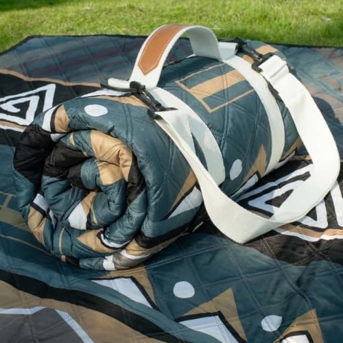 Genovega Waterproof Picnic Blanket Outdoor Camping Beach Mat Rug Extra Large Foldable Car Essential Roadtrip Gadget Accessories Glamping Tent Gear Must Haves Hiking Stuff Backpacking Necessities Gift by genovega