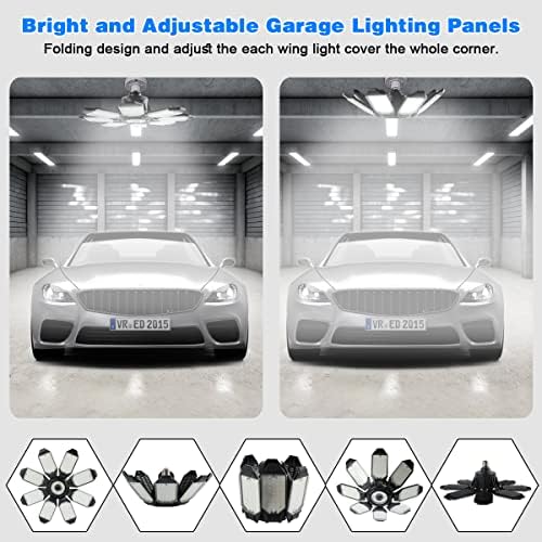 Garage Lights - Ultra Brighter 80,000LM Garage LED 6500K Daylight - Image 3