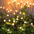 NBQQ Solar Lights Outdoor 8 Pack of 68 LEDs Swaying Firefly Garden Decor by NBQQ