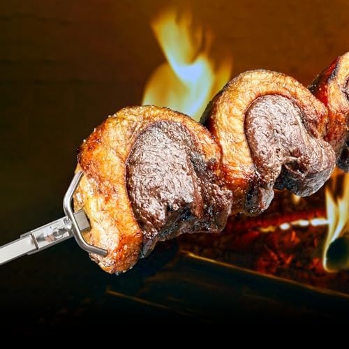 onlyfire 6104 Chromed Heavy Duty BBQ Rotisserie Meat Fork (1 Pair) - Image 6