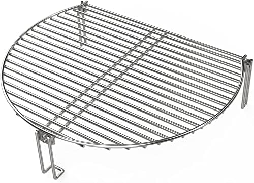 BBQ Future Grill Expander Rack for Big Green Egg Large & XL, Kamado Joe Classic Ceramic Grill, Char-Griller 18" Akorn, Weber Kettle Grill – Stainless Steel Cooking Grate & Grill Rack for Gas Grills by BBQFuture