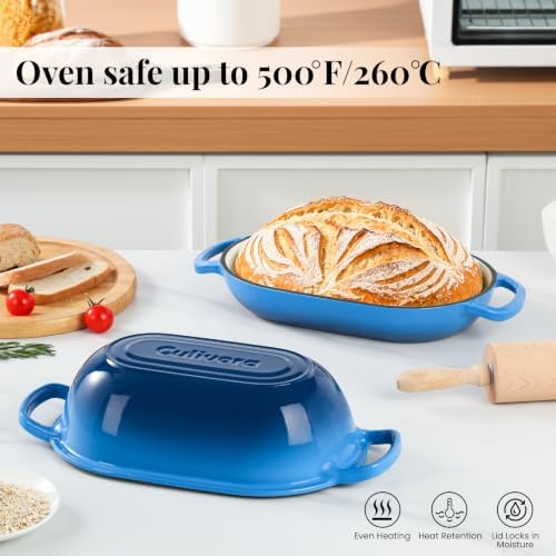 5-Quart Oval Dutch Oven for Bread Baking - Image 4