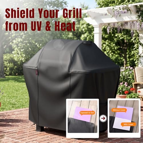 SHINESTAR 48in Grill Cover for 200 & Spirit II 200 Gas Gril, Velcro Straps - Image 4