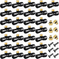 Ripeng 72 Pcs Brass Misting Nozzles Tees Plugs, 1/4 Inch Outdoor Mister by Unknown