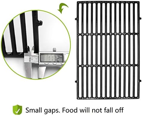 Hongso 7638 Polished Enameled Cast Iron Grill Grates for Weber Spirit 300 - Image 7