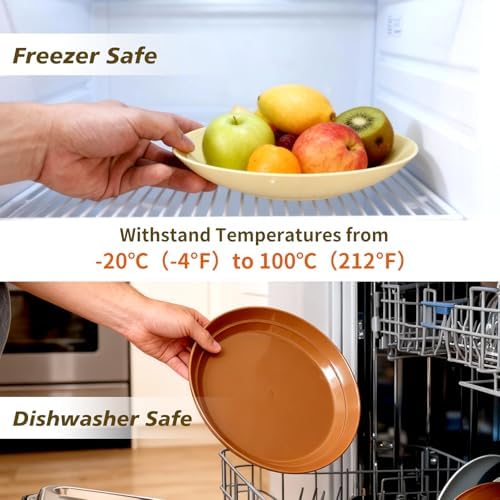 Camping Dishes Picnic Set, 17Pcs Plastic Dinnerware Dishes Sets for 4 - Image 4