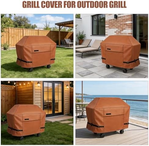 BBQ Grill Cover 57 Inch Waterproof 2-4 Burners Gas Grill Cover - Image 6