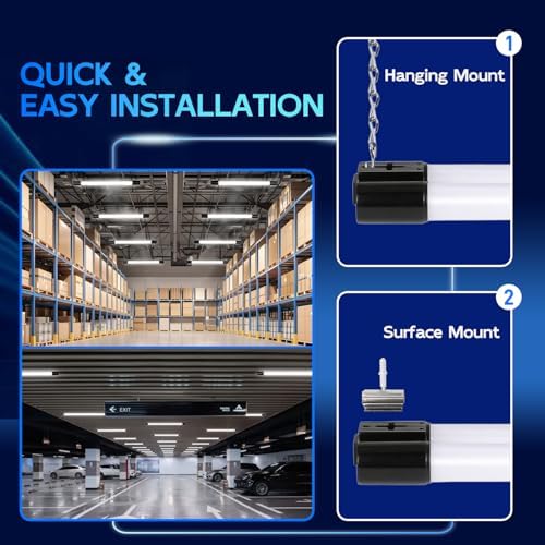 hykolity 4FT Linkable LED Shop Light for Garage,6500LM - Image 4