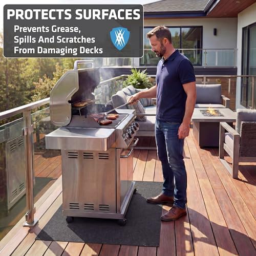 Drymate Under Grill Mats for Outdoor Grill & Griddle, USA Made, 36x59 XL - Image 2