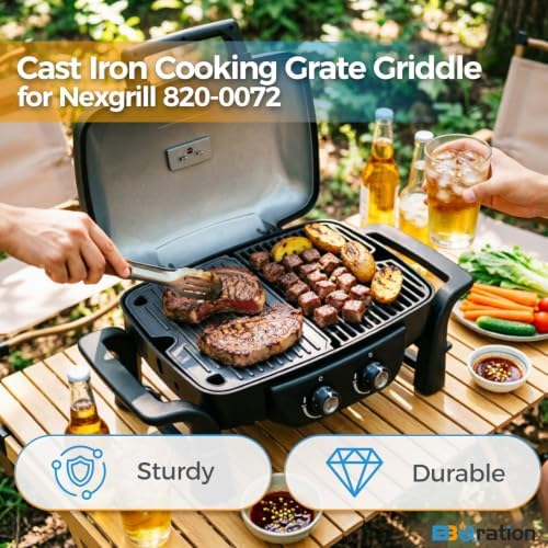 Cooking Grates and Griddle Kits for Nexgrill 820-0072 - Image 5
