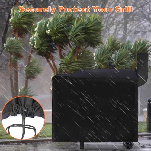 Grill Cover for Z Grill 700 Serial Wood Pellet Grills, ZPG-450A &550B Grill - Image 4