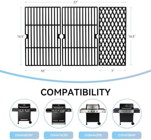 Grill Grates Replacement for Dynaglo DGH450CRP DGH485CRP DGH474CRP Grill - Image 2