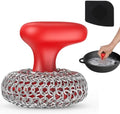 Cast Iron Scrubber Dish Scrub Brush 316 Chainmail Scrubber for Cast Iron by Purgreat