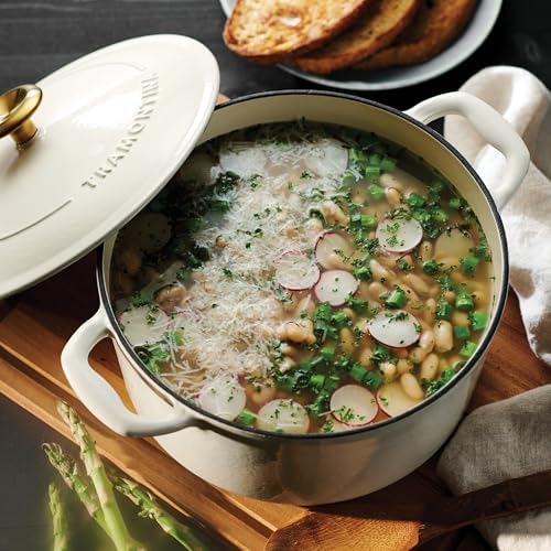 Tramontina Bestow Enameled Cast Iron 5.5-Qt Round Dutch Oven Pot with Lid - Image 4