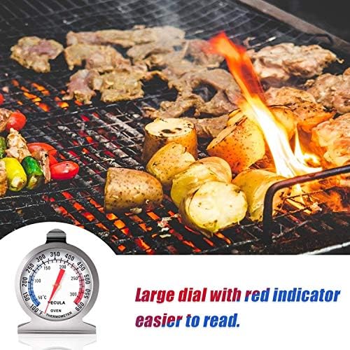 Oven Thermometer 50-300°C/100-600°F, Oven Grill Fry Chef Smoker Thermometer Instant Read Stainless Steel Thermometer Kitchen Cooking Thermometer (3Pack) - Image 6
