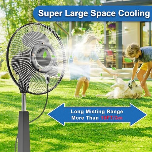POCKET PANDA Fan Misting Kit. Fan Misters for Cooling Outdoor - Image 4