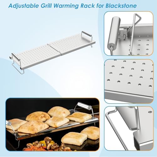 Adjustable Warming Rack for Blackstone Flat Top 28 36 17 22 Inch Griddle - Image 2