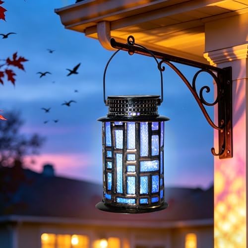 SRNPMIU Solar Lanterns Outdoor, Solar Lights Outdoor Decor Waterproof - Image 2