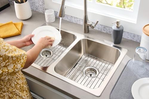 SunnyPoint 304 Stainless Steel Sink Protector Rack – Rust-Resistant Grid for Kitchen Sink Bottom, Scratch Prevention, Drainage Support – Fits Sinks 10.75" x 12.4", Center Drain Hole Required - Image 7