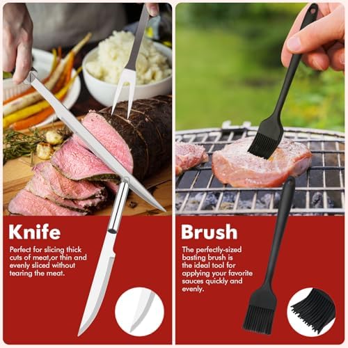 Grilling Accessories, BBQ Accessories, 15Pcs Grill Set, Grill Tools - Image 6