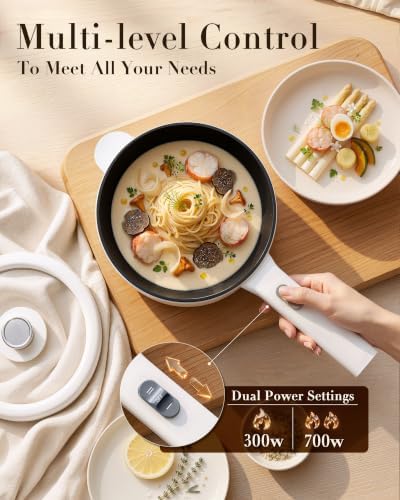 Dezin 2L Hot Pot Electric, Non-Stick Electric Pan, 700W Adjustable Power - Image 5