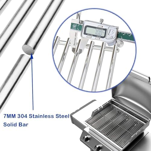 Uniflasy 304 Stainless Steel Grill Grates for Weber Genesis 300 (2007-2016) - Image 3
