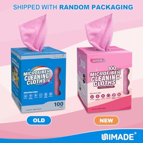 UNIMADE Microfiber Cleaning Cloth, 100 Sheets Microfiber Towels for Cars - Image 2