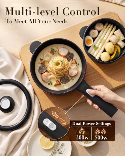 Dezin 2L Hot Pot Electric, Non-Stick Electric Pan, 700W Adjustable Power - Image 6