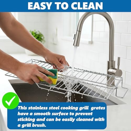 Adjustable Expandable Griddle Warming Rack for Ninja PG300 FlexFlame Grill - Image 5