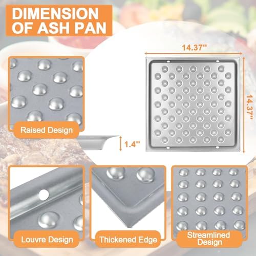 Ash Pan for Americana Aussie,Walk-A-Bout & Traveler Charcoal Grill Parts - Image 3