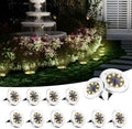 SOLPEX Solar Ground Lights Outdoor, Garden Lights 12 Pack Warm White by Solpex