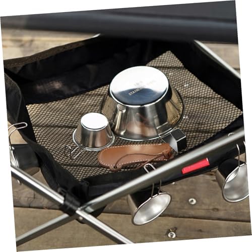 2pcs Foldable Table Organizers with Mesh Storage Bags for Camping - Image 4