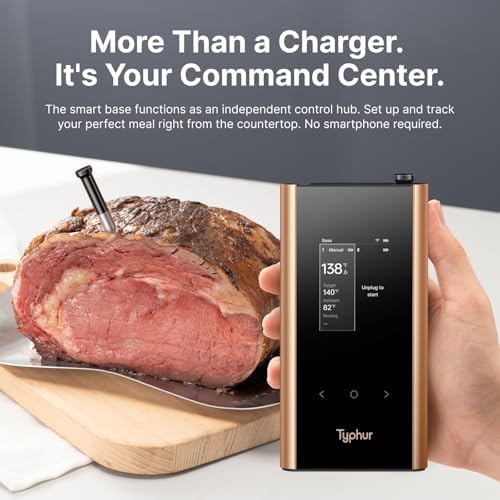 Typhur Sync Gold Dual Wireless WiFi Meat Thermometer with Carrying Case - Image 3