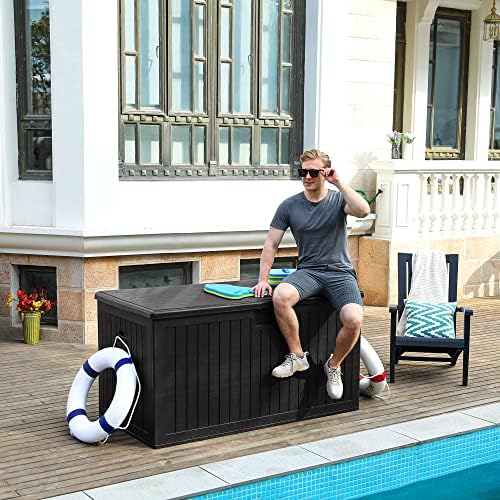 YITAHOME 180 Gallon Large Deck Box with Side Handles - Image 6