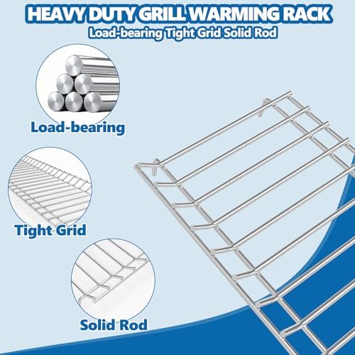 Elevated Warming Rack for Royal Gourmet GA5401T 5-Burner – Stainless Steel - Image 3