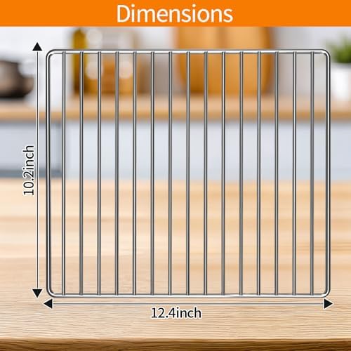 GCQ Wire Rack for Breville BOV650XL the Compact Smart Oven Countertop Toaster Oven,12.4"×10.2" Stainless Steel Grill Racks Baking Rack Cooling Rack Accessories Replacement Parts,Dishwasher Safe - Image 2