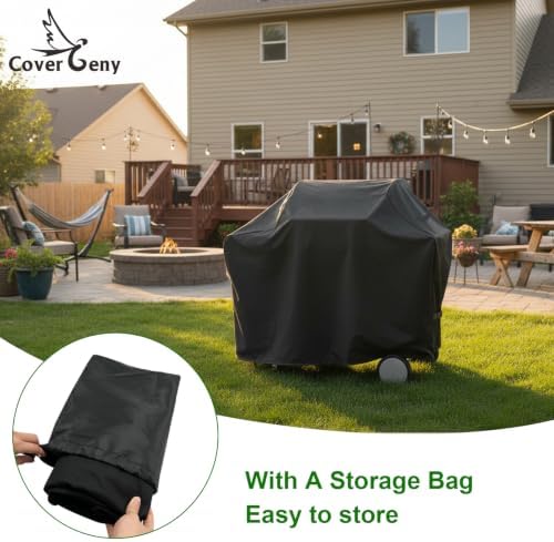 Outdoor Waterproof Grill Cover,Fits Weber Genesis 4 Burners 400 Series: E-415,S-415,Summit 400 Series : E-420,E-470,S-420,S-470,Heavy Duty BBQ Cover 67" - Image 7