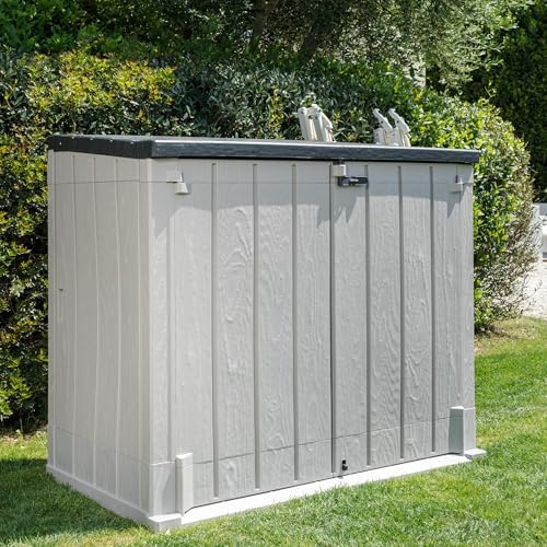 Toomax Outdoor Storage Shed - XL Water Resistant - 1270L - Plastic - Image 6
