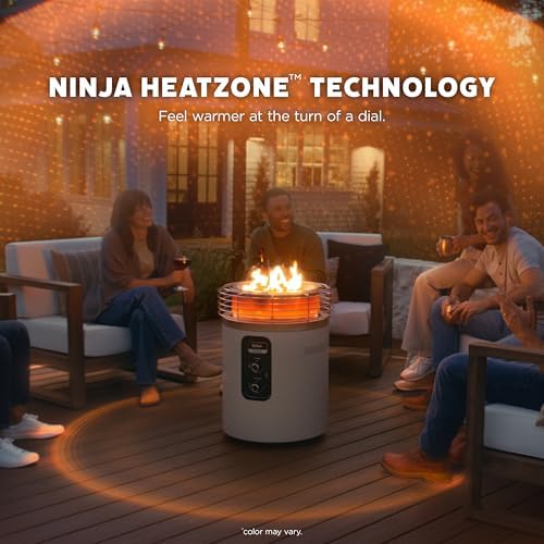 Ninja Fireside360 Fire Pit & Heater, 80,000 BTU, 3 Modes, Push Start, Steel - Image 2