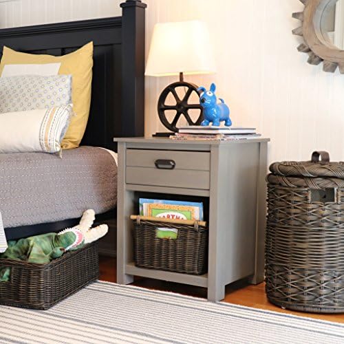 The Basket Lady Deep Pole Handle Wicker Storage Basket, M, Walnut Brown - Image 5