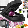 8-Blade Cook Tool & Gadget Sets, Egg Slicer Chopper Grater Set, Black by ukeetap